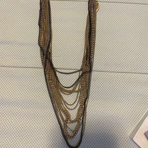 Chain multi-strand necklace